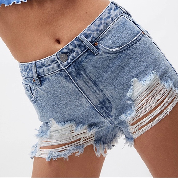 SOLD PacSun High Rise Festival Shorts Size 27 - Picture 3 of 4